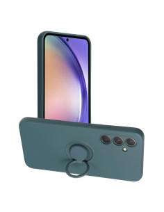 Coque SILICONE RING pour SAMSUNG Galaxy A54 5G vert