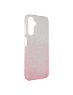 Coque Forcell - SHINING pour SAMSUNG Galaxy A14 5G / A14 4G TRANSPARENT / ROSE