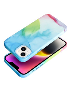 Coque MAG COVER en cuir compatible avec MagSafe pour IPHONE 14 Plus colour splash 2