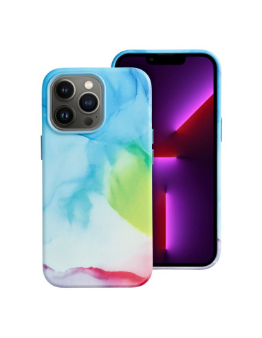 Coque MAG COVER en cuir compatible avec MagSafe pour IPHONE 13 Pro colour splash