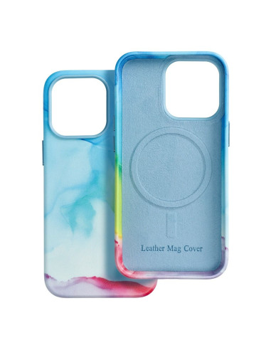 Coque MAG COVER en cuir compatible avec MagSafe pour IPHONE 13 Pro colour splash