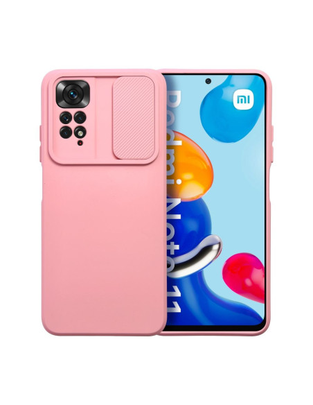 Coque SLIDE pour XIAOMI Redmi 9A / 9AT rose clair