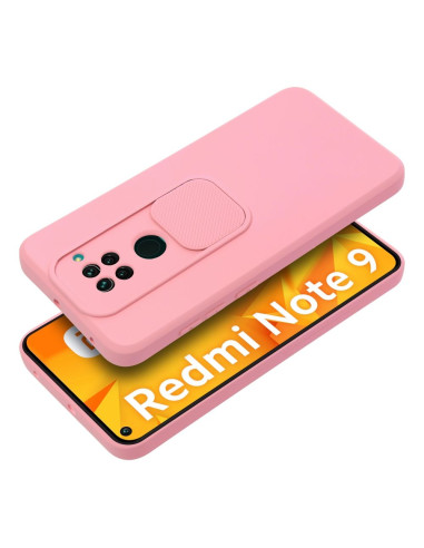 Coque SLIDE pour XIAOMI Redmi NOTE 9 rose vif