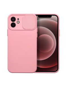 Coque SLIDE pour IPHONE 12 rose vif