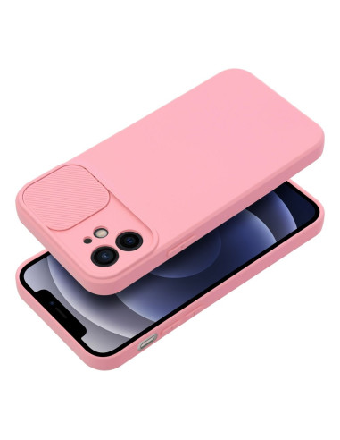 Coque SLIDE pour IPHONE 12 rose vif