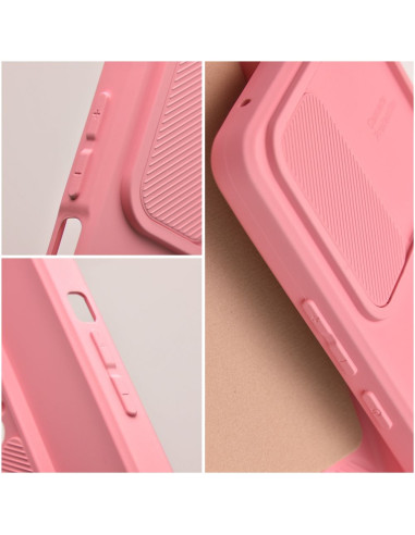 Coque SLIDE pour IPHONE 12 rose vif