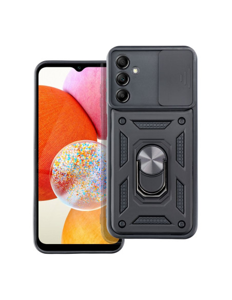 Coque SLIDE ARMOR pour SAMSUNG A14 5G / A14 4G noir