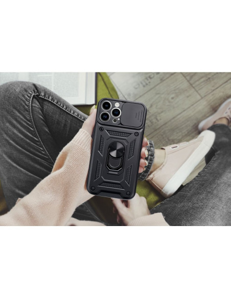 Coque SLIDE ARMOR pour SAMSUNG A54 5G noir