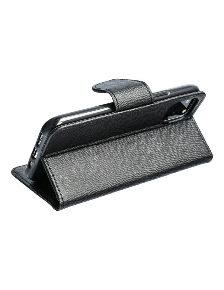Etui Fancy Book pour SAMSUNG A14 4G / A14 5G noir