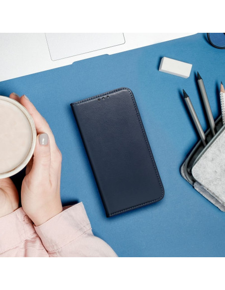 Etui Smart Magneto pour SAMSUNG A14 4G / A14 5G bleu marine