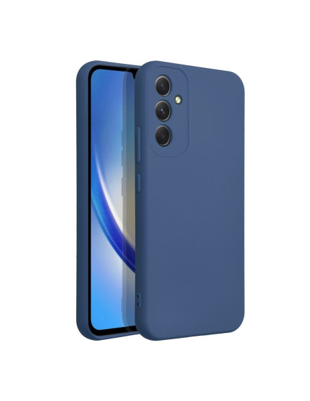 COQUE SILICONE pour SAMSUNG Galaxy A34 5G BLEU