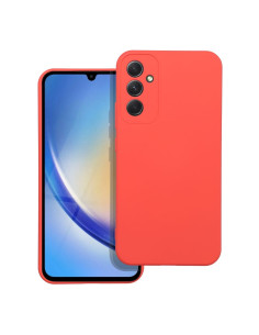 COQUE SILICONE pour SAMSUNG Galaxy A34 5G pêche