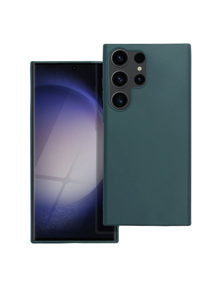 Coque MATT pour SAMSUNG S23 ULTRA vert foncé