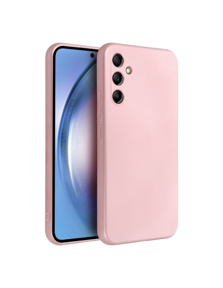 Coque METALLIC pour SAMSUNG A34 5G rose