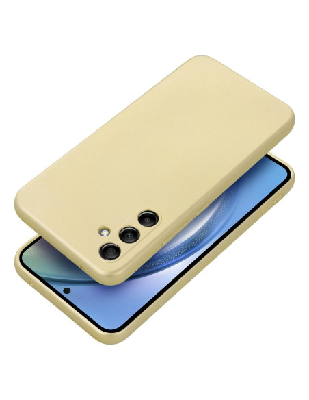 Coque METALLIC pour SAMSUNG A34 5G or