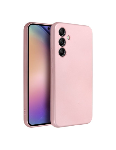 Coque METALLIC pour SAMSUNG A54 5G rose