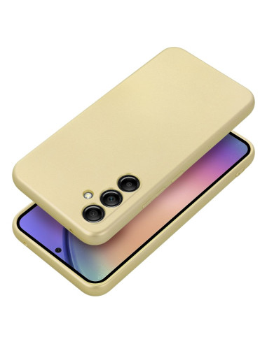 Coque METALLIC pour SAMSUNG A54 5G or