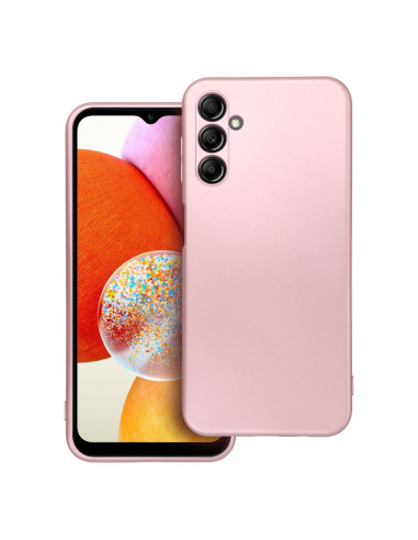 Coque METALLIC pour SAMSUNG A14 5G / A14 4G rose