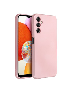 Coque METALLIC pour SAMSUNG A14 5G / A14 4G rose 2