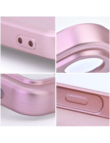 Coque METALLIC pour SAMSUNG A14 5G / A14 4G rose