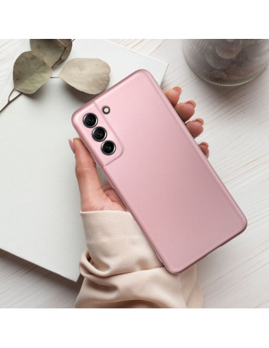 Coque METALLIC pour SAMSUNG A14 5G / A14 4G rose