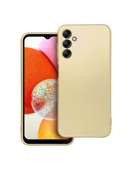 Coque METALLIC pour SAMSUNG A14 5G / A14 4G or