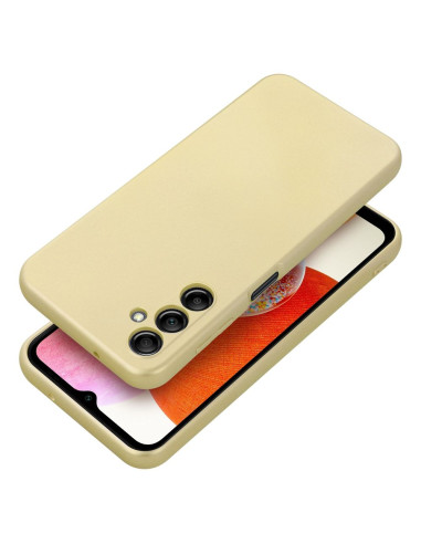 Coque METALLIC pour SAMSUNG A14 5G / A14 4G or