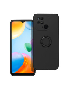 Coque SILICONE RING pour XIAOMI Redmi 10C noir 2