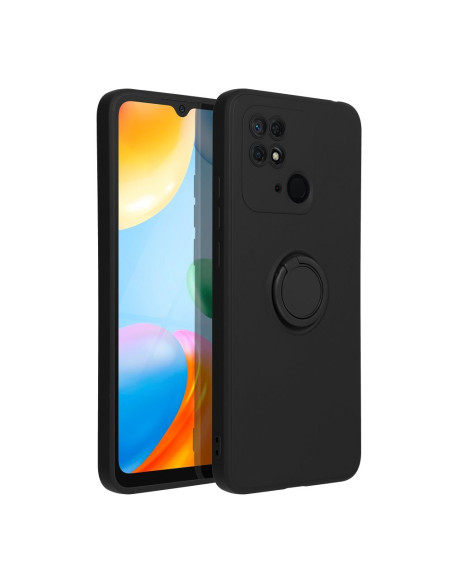 Coque SILICONE RING pour XIAOMI Redmi 10C noir