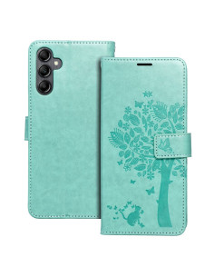 Etui MEZZO Book pour SAMSUNG A14 4G / A14 5G arbre vert