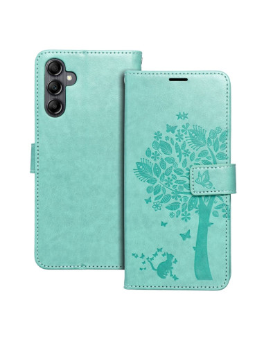 Etui MEZZO Book pour SAMSUNG A14 4G / A14 5G arbre vert