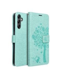 Etui MEZZO Book pour SAMSUNG A14 4G / A14 5G arbre vert 2