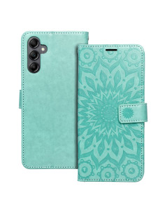 Etui MEZZO Book pour SAMSUNG A14 4G / A14 5G mandala vert