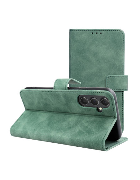 Etui TENDER Book pour SAMSUNG A54 5G vert