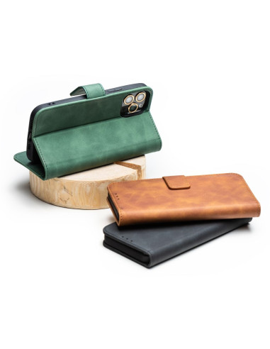 Etui TENDER Book pour SAMSUNG A54 5G vert