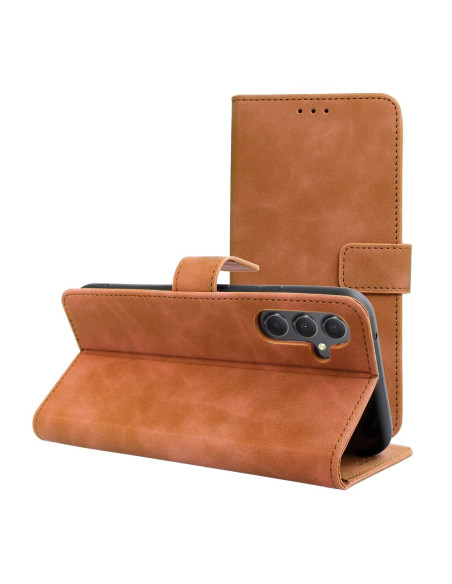 Etui TENDER Book pour SAMSUNG A34 5G marron