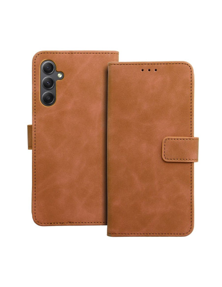 Etui TENDER Book pour SAMSUNG A34 5G marron