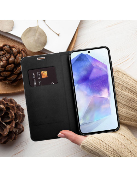 Etui LUNA Carbon pour SAMSUNG A54 5G noir