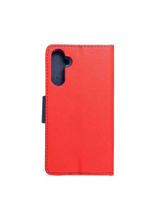 Etui pour SAMSUNG A34 5G rouge / bleu marine 2