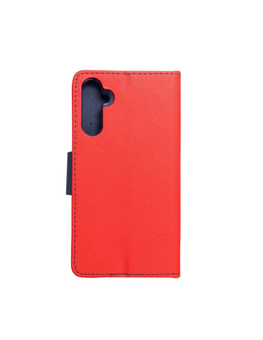 Etui pour SAMSUNG A34 5G rouge / bleu marine