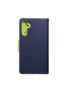 Etui pour SAMSUNG A34 5G bleu marine / vert lime 2