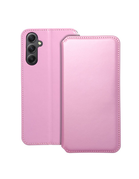 Etui double pour SAMSUNG A34 5G rose vif