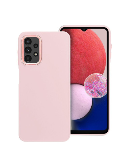 Coque FRAME pour SAMSUNG A13 4G rose poudré