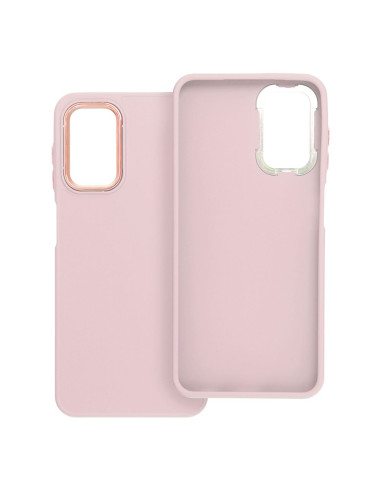 Coque FRAME pour SAMSUNG A13 4G rose poudré