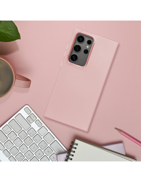 Coque FRAME pour SAMSUNG A13 4G rose poudré