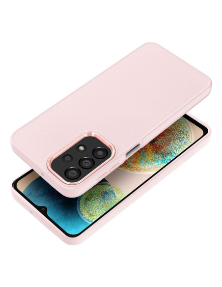 Coque FRAME pour SAMSUNG A23 5G rose poudré