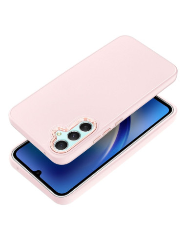 Coque FRAME pour SAMSUNG A34 5G rose poudré