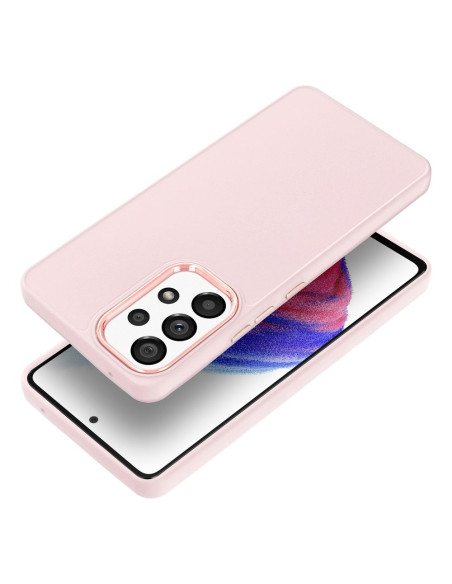 Coque FRAME pour SAMSUNG A53 5G rose poudré
