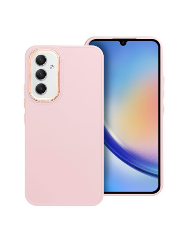 Coque FRAME pour SAMSUNG A54 5G rose poudré