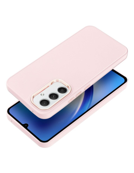 Coque FRAME pour SAMSUNG A54 5G rose poudré